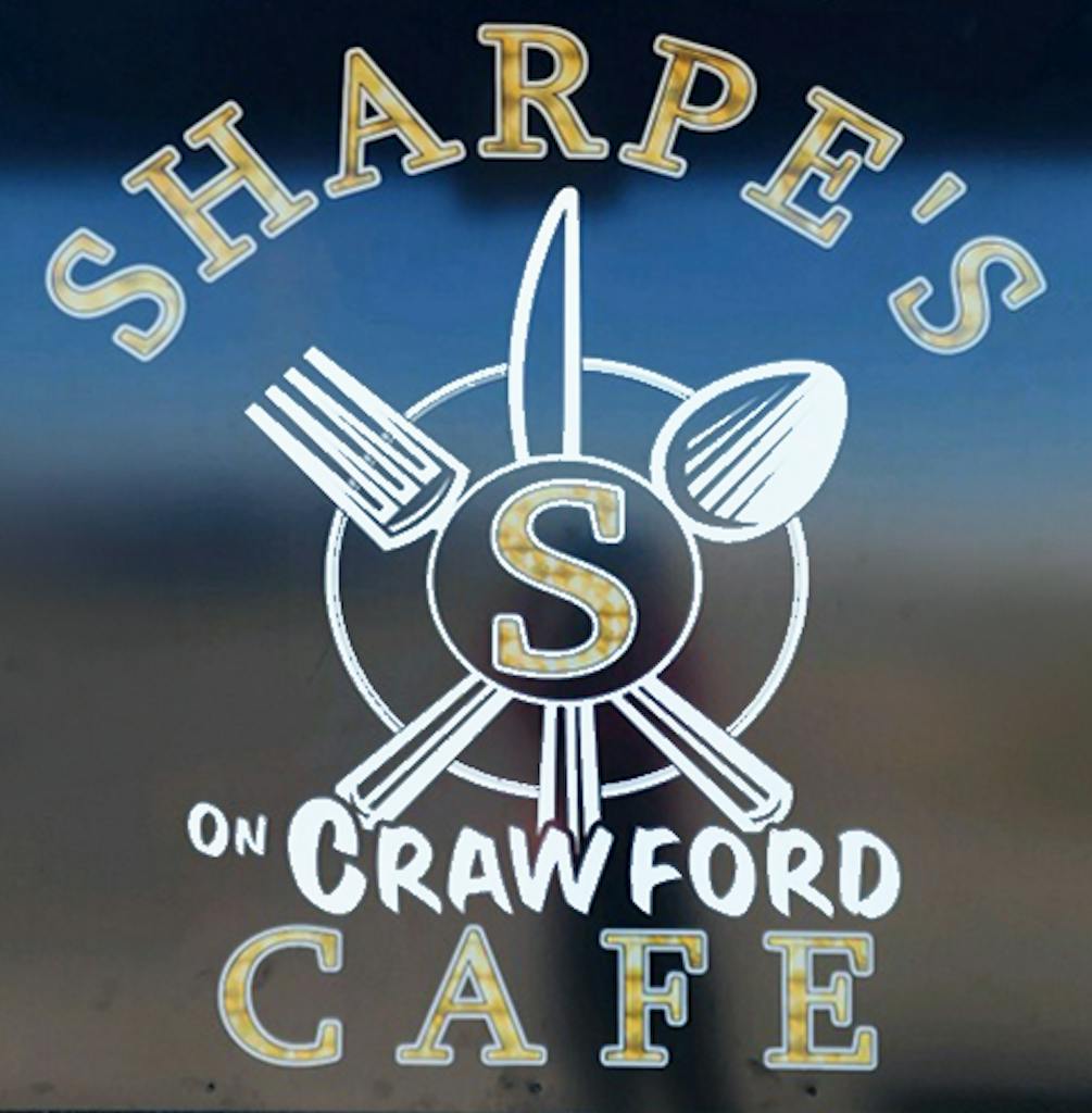 Sharpe's Cafe on Crawford Logo