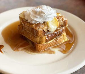 Peanut Butter Banana Stuffed French Toast