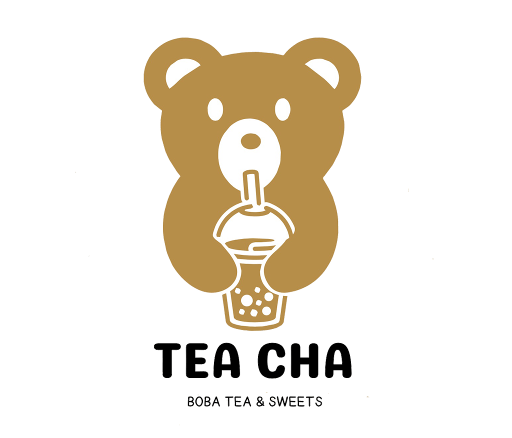 TEA CHA Boba Tea and Sweets Logo