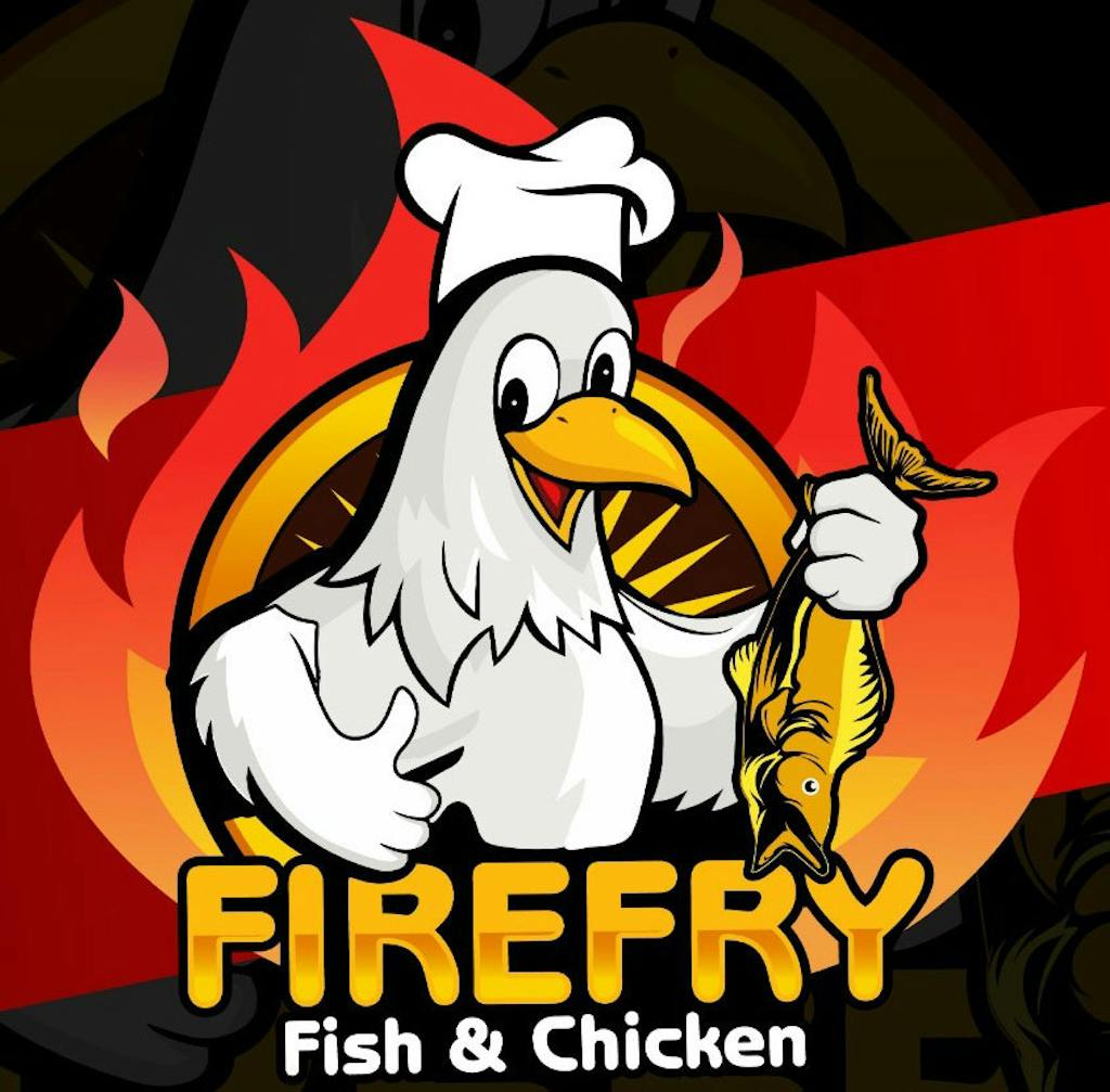 Fire Fry Chicken Logo