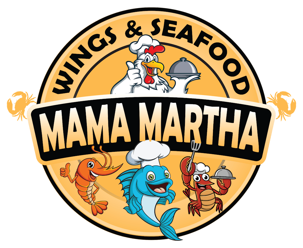 Mama Martha Wings & Seafood Logo