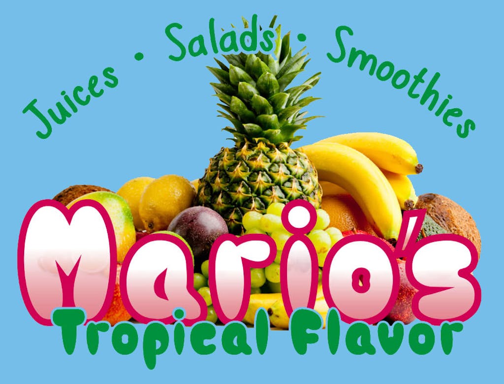 Mario's Tropical Flavor Logo