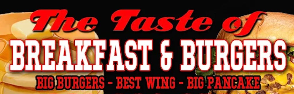 The Taste of Breakfast and Burgers Logo
