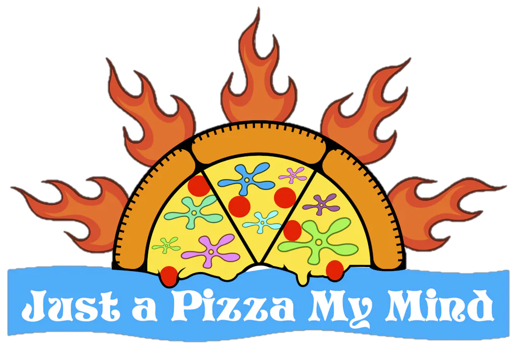 Just a Pizza My Mind Logo