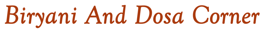 Biryani And Dosa Corner Logo