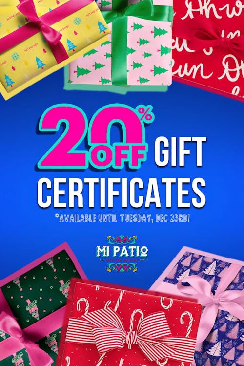 Holiday Gift Certificate