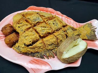 Fried Whole Flounder