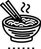 Bowl of ramen icon