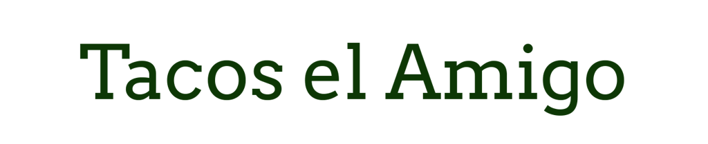 Tacos El Amigo #4 Logo