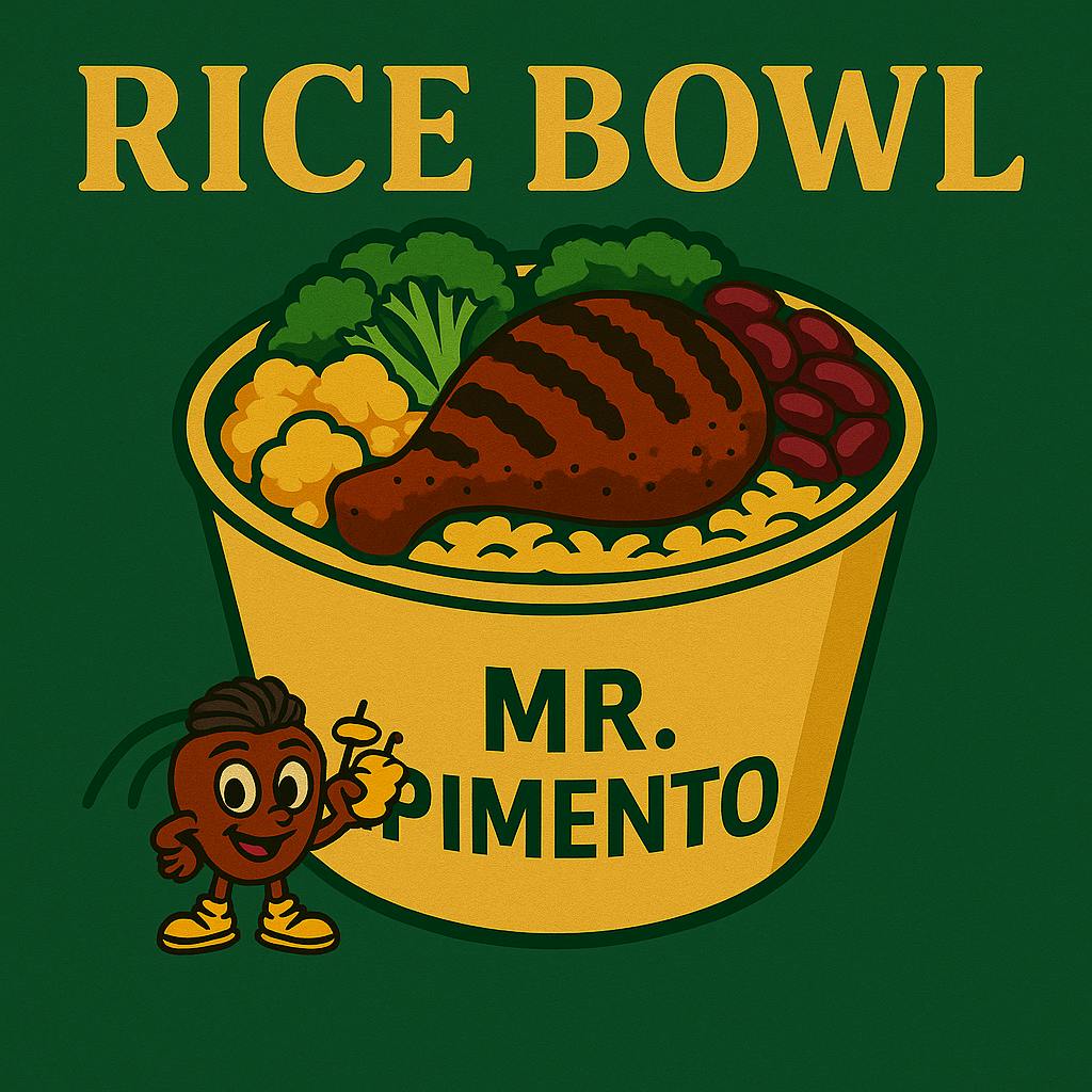 Mr. Pimento rice bowl