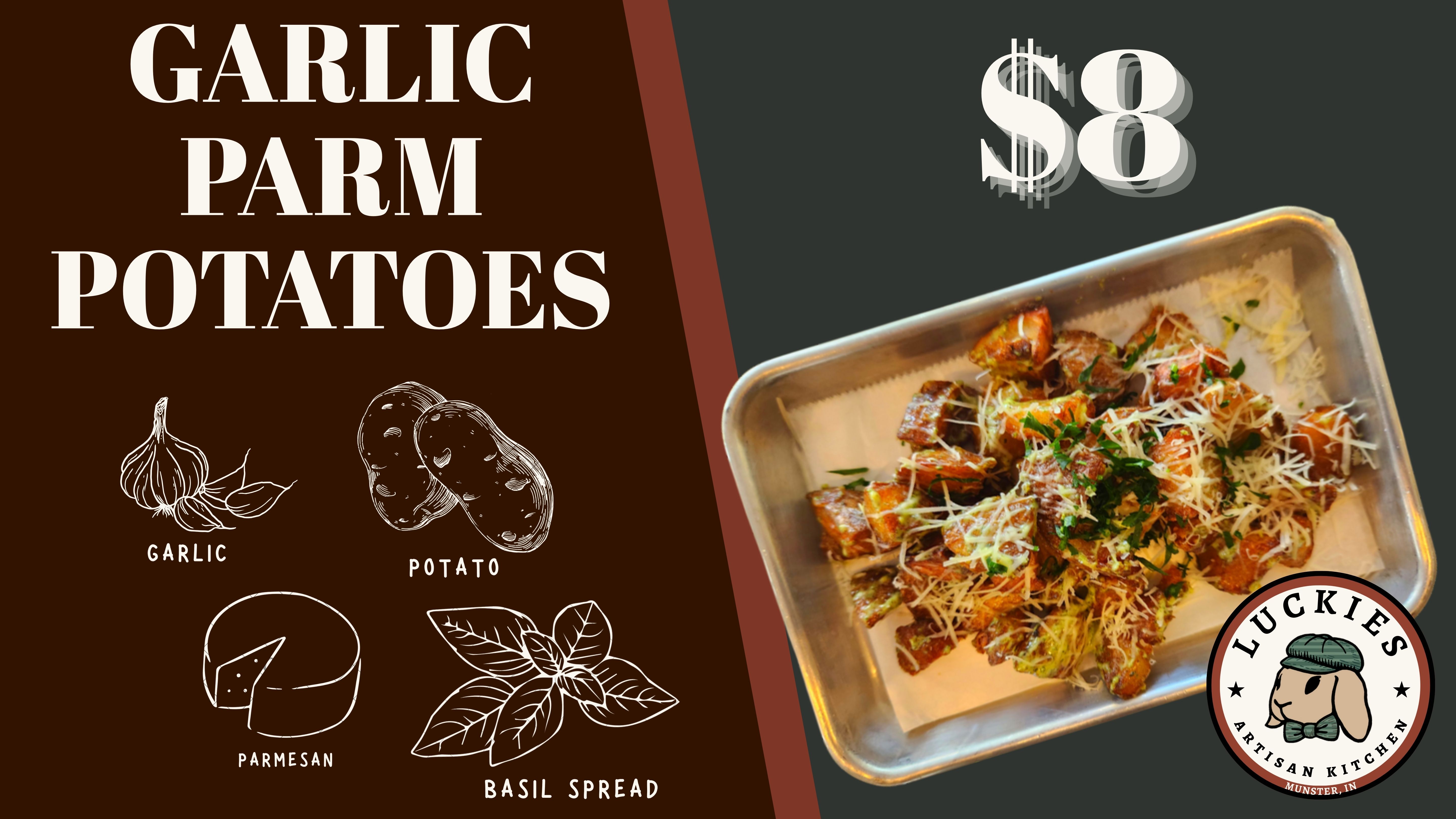 Garlic Parm Potatoes