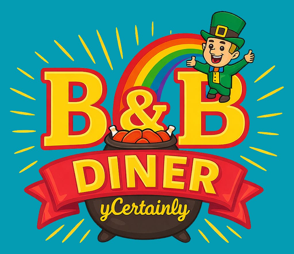 B & B Diner yCertainly Logo