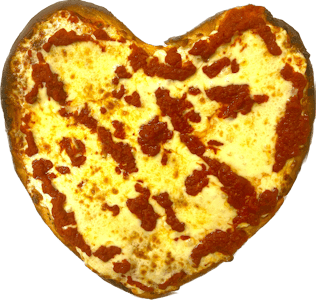 Heart Shape Pizza