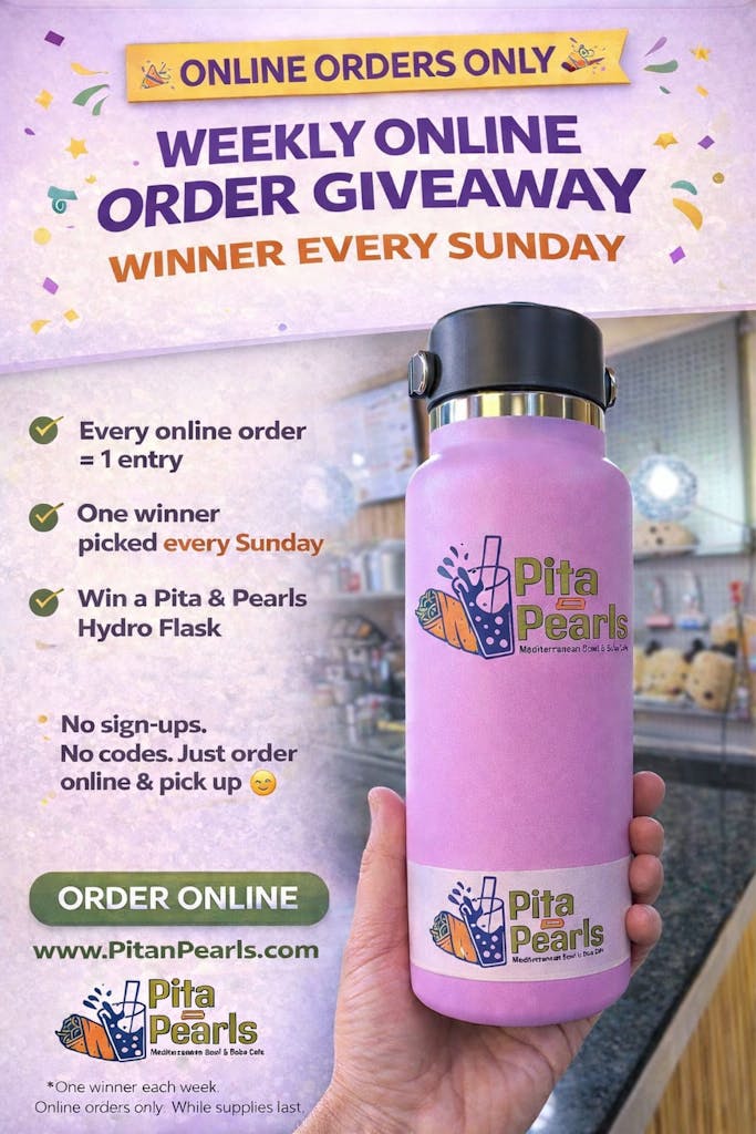 Weekly online giveaway