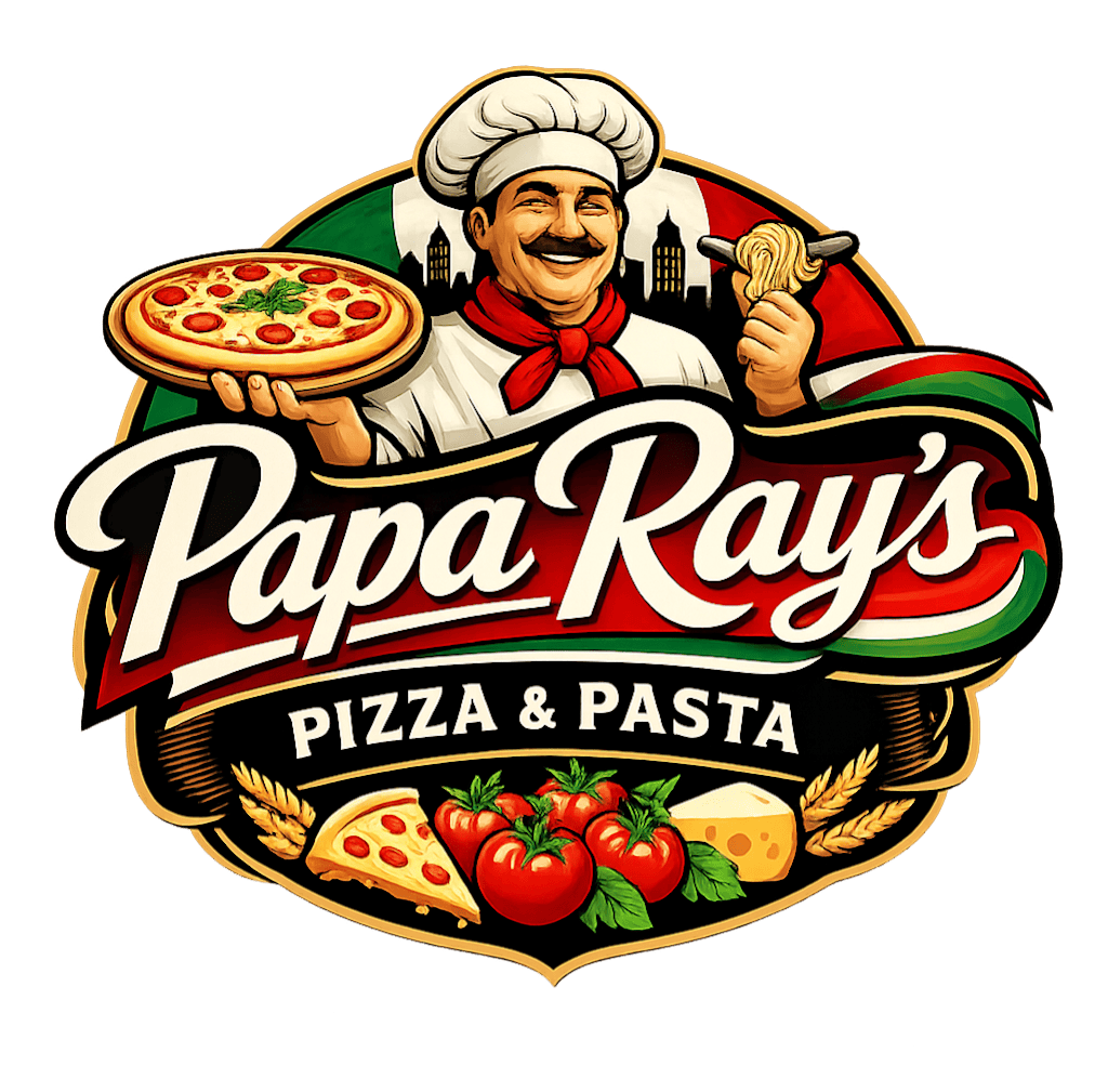 Papa Ray's Pizza Logo