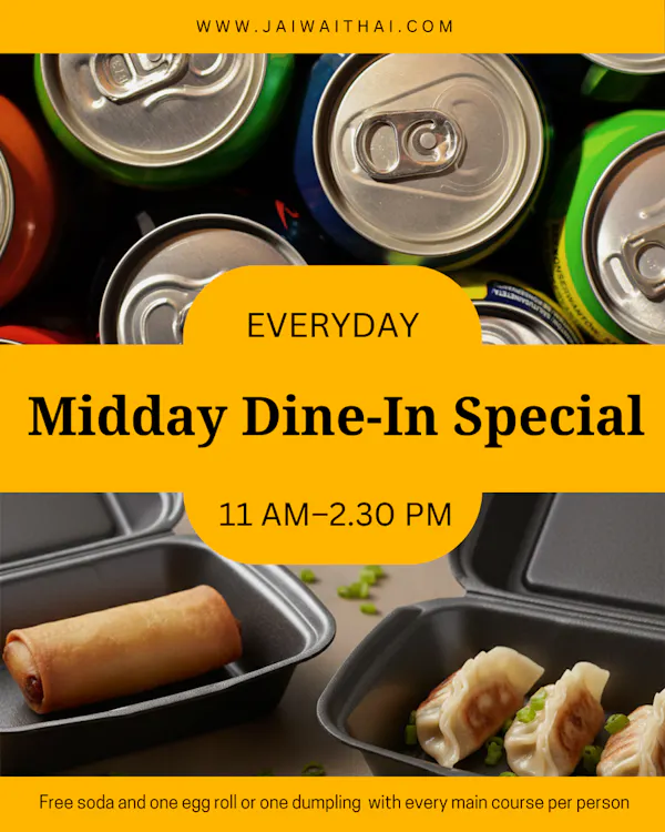 Dine-In Special flyer