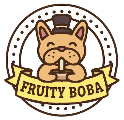 Fruity Boba and Snack Bar Logo