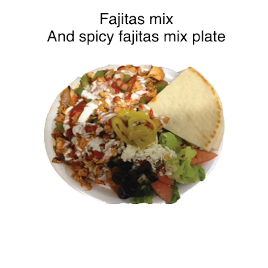 Fajitas Mix and Spicy fajitas mix plate