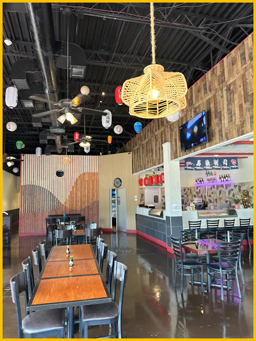 Interior of HK Sushi