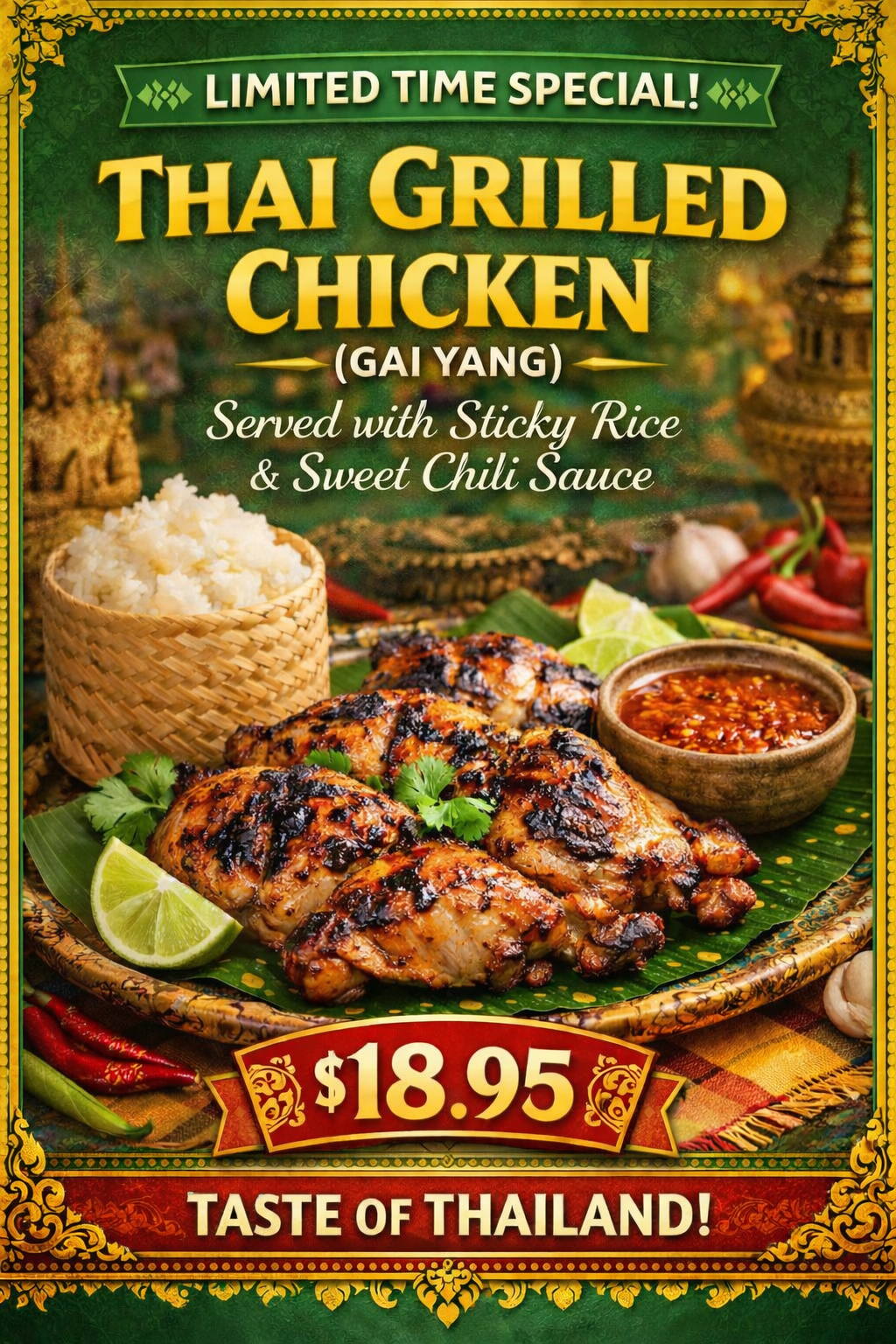 Thai Grilled Chicken (Gai Yang)