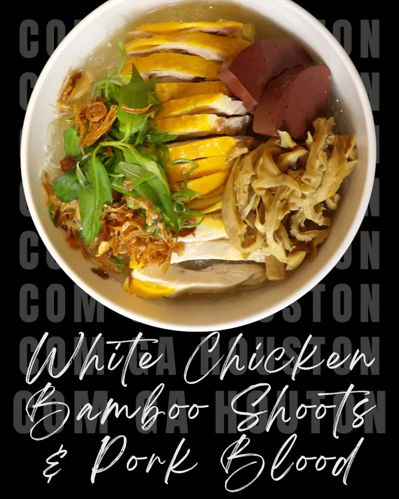 White Chicken Bamboo Shoots and Pork Blood