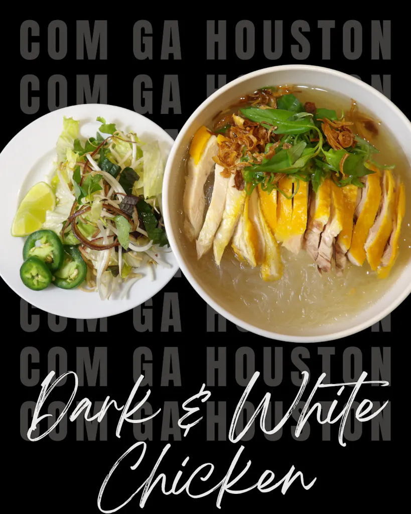 Dark and White Chicken