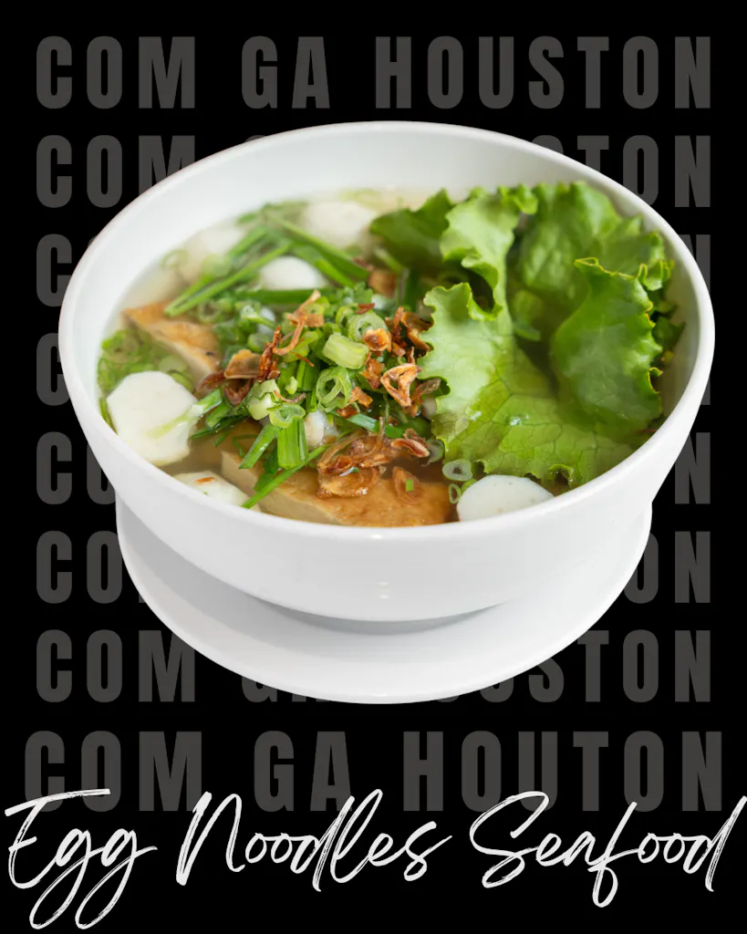 Egg Noodles and Seafood