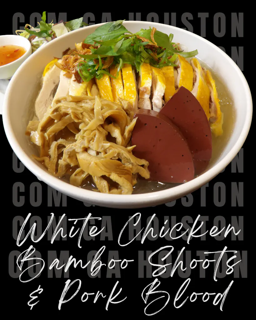 White Chicken Bamboo Shoots and Pork Blood