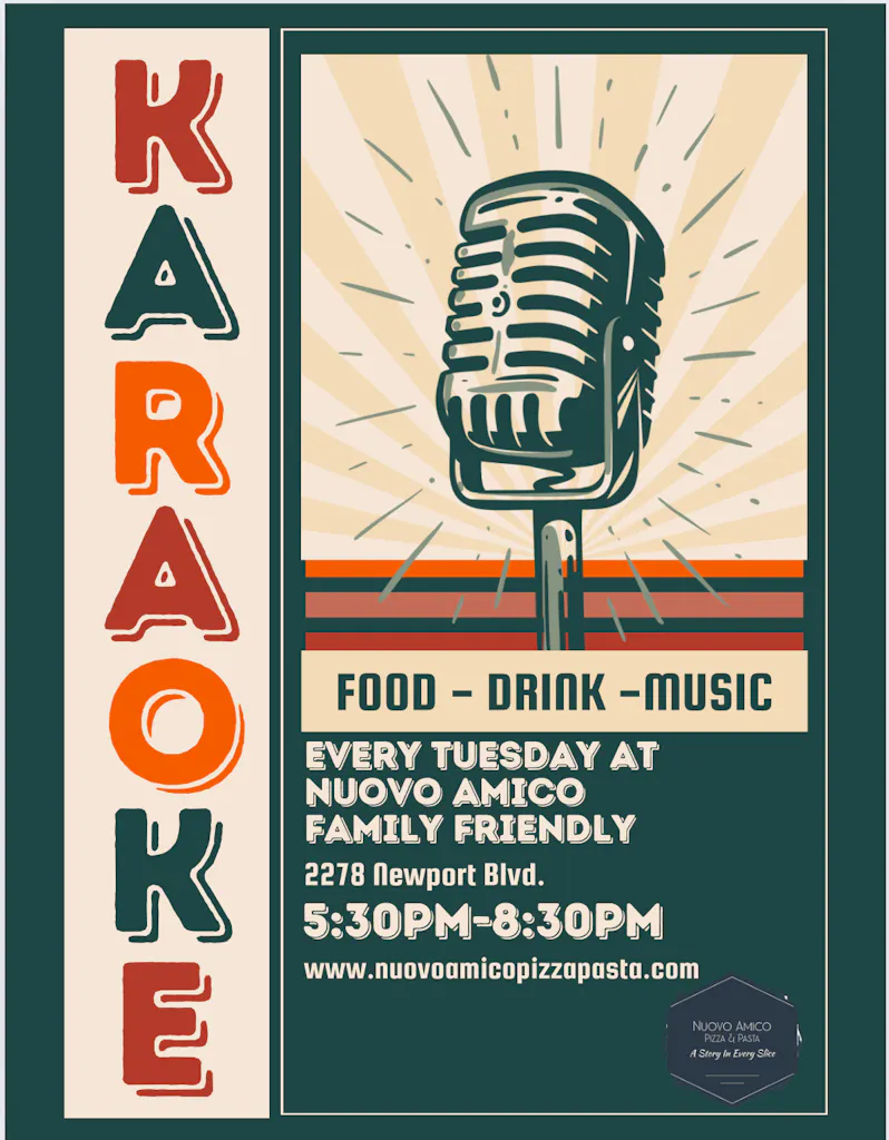 Karaoke Night Flyer