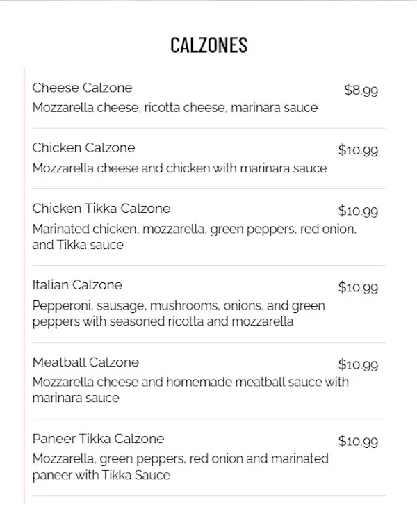 Calzones