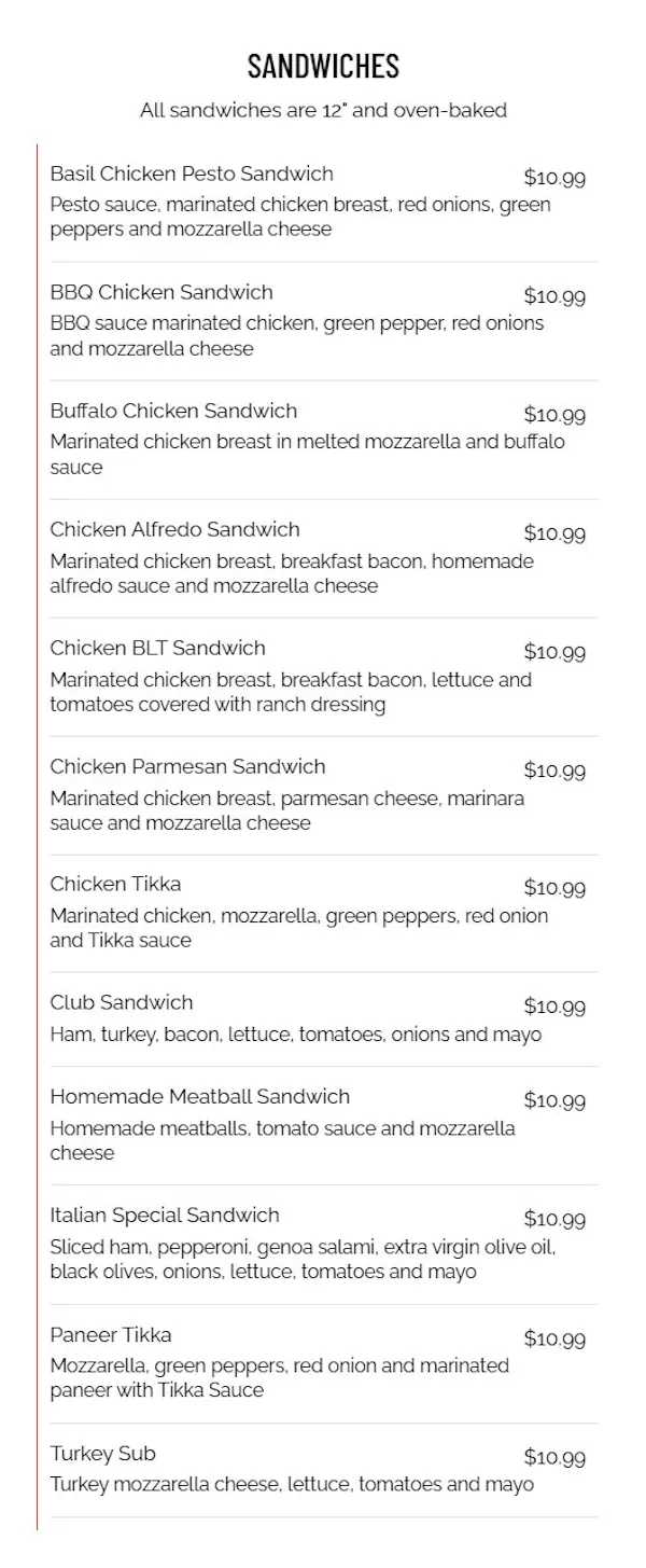 Sandwiches