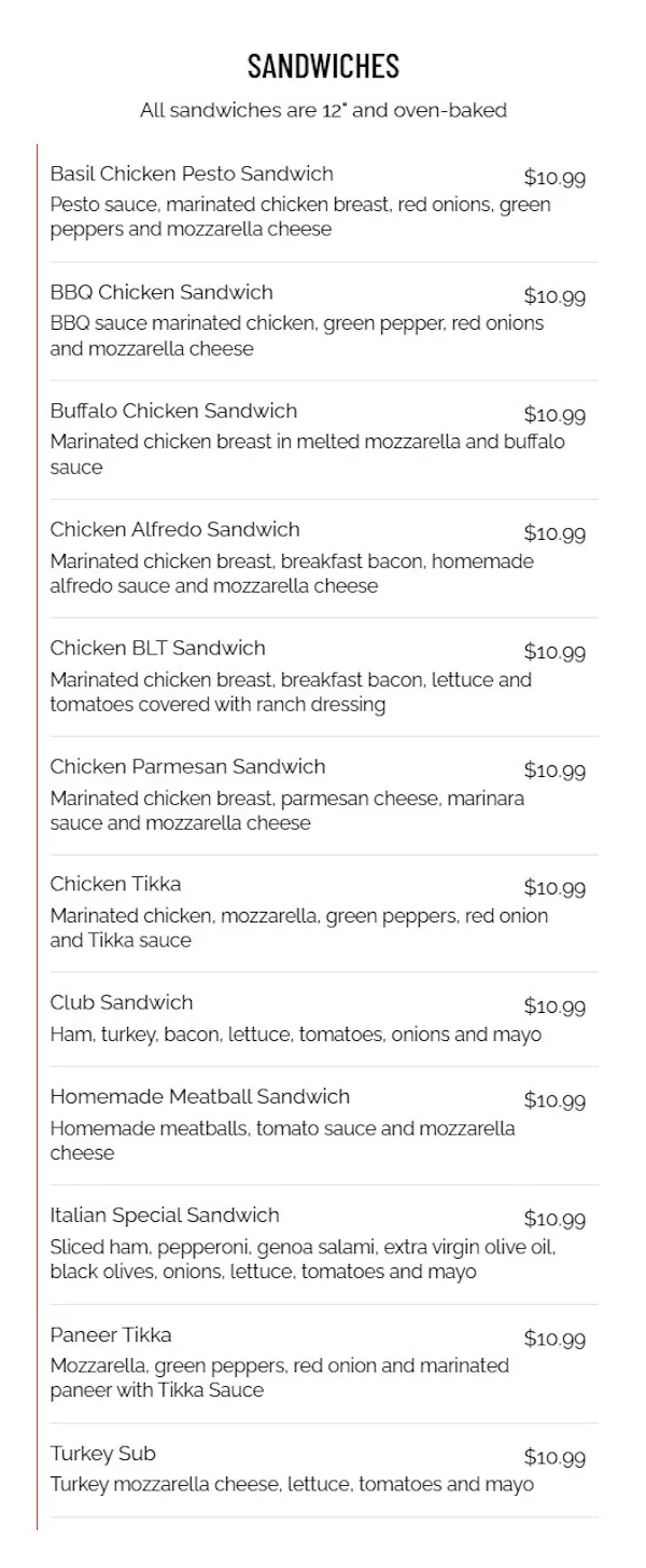 Italian Express Menu Italian Express Coppell | Menu - Italian Express