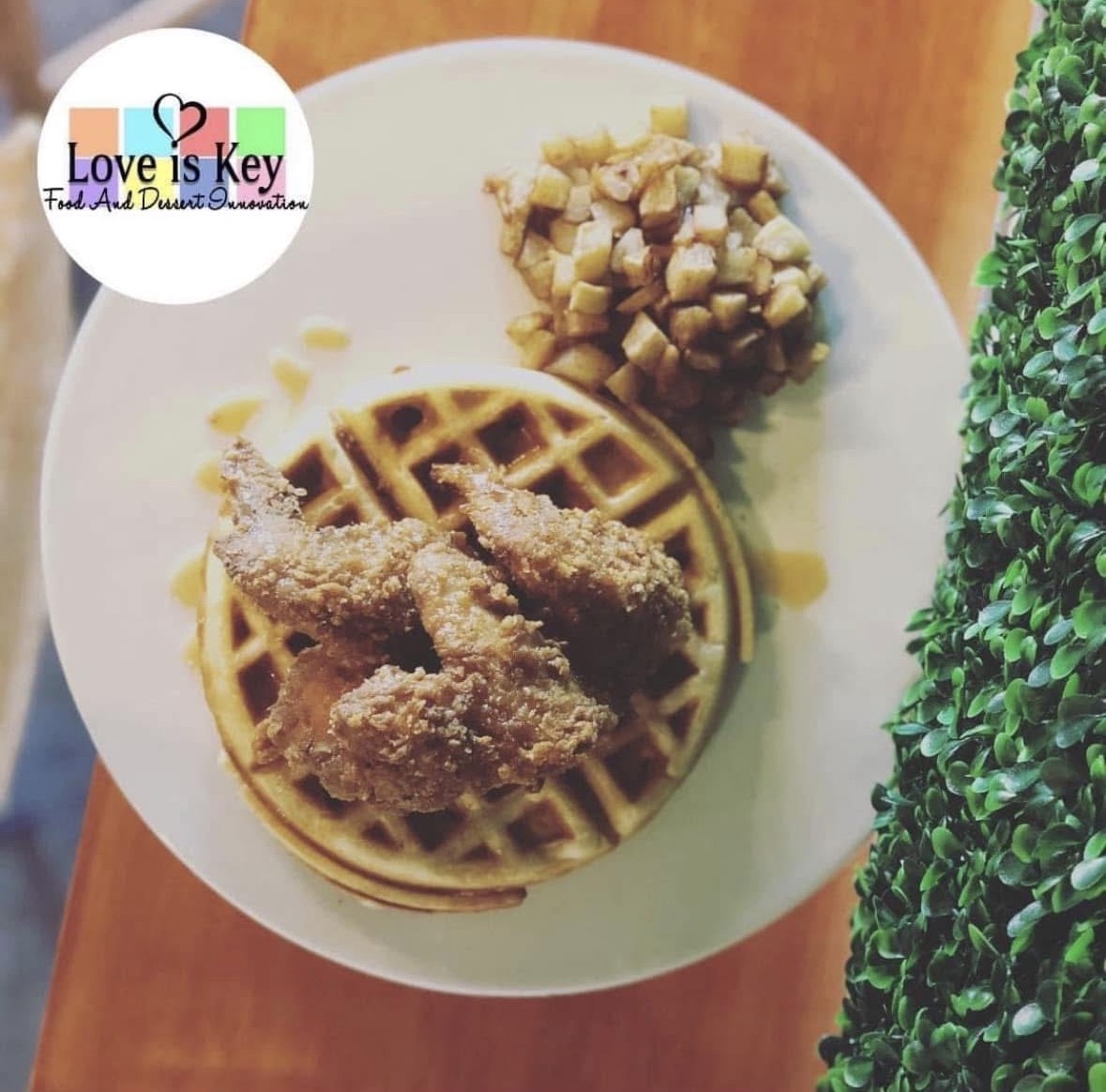 Chicken and waffles
