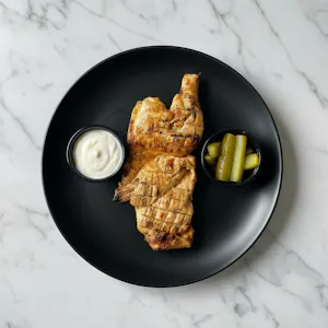 Half Charcoal BBQ Chicken