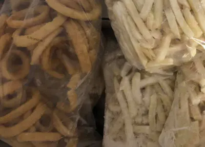 Onion Rings and French Fries