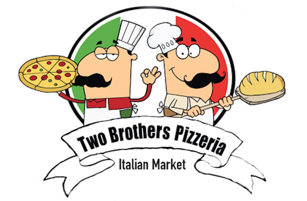 Two Brothers Pizzeria Italian Market Logo