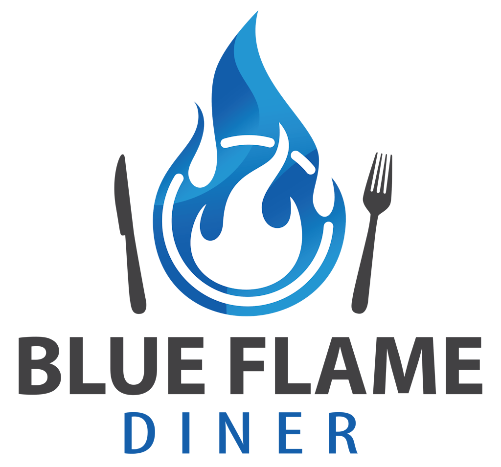 Blue Flame Diner Logo