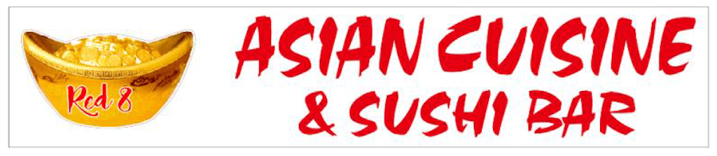 Red 8 Asian Cuisine & Sushi Bar Logo