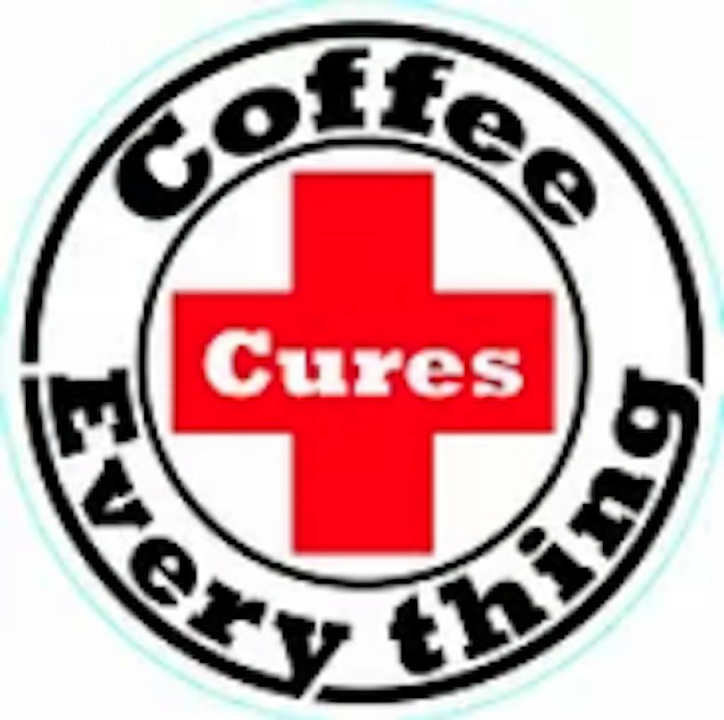 COFFEE CURES EVERYTHING Logo