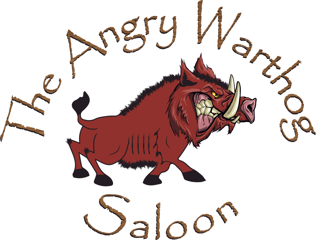 The Angry Warthog Saloon Logo