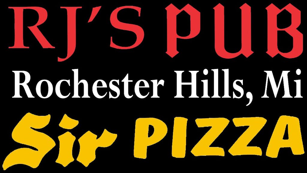 RJ's Pub & Sir Pizza Logo