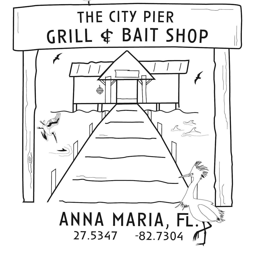 CITY PIER GRILL AND BAIT SHOP Logo
