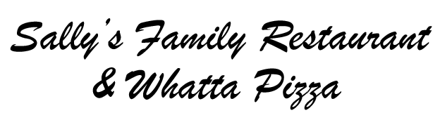 Sally's Family Restaurant and Whatta Pizza Logo