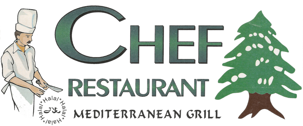 Chef Restaurant Mediterranean Grill Logo