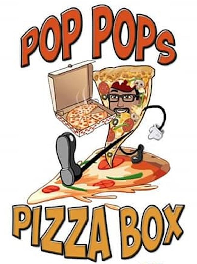 Pop Pops Pizza Box Logo