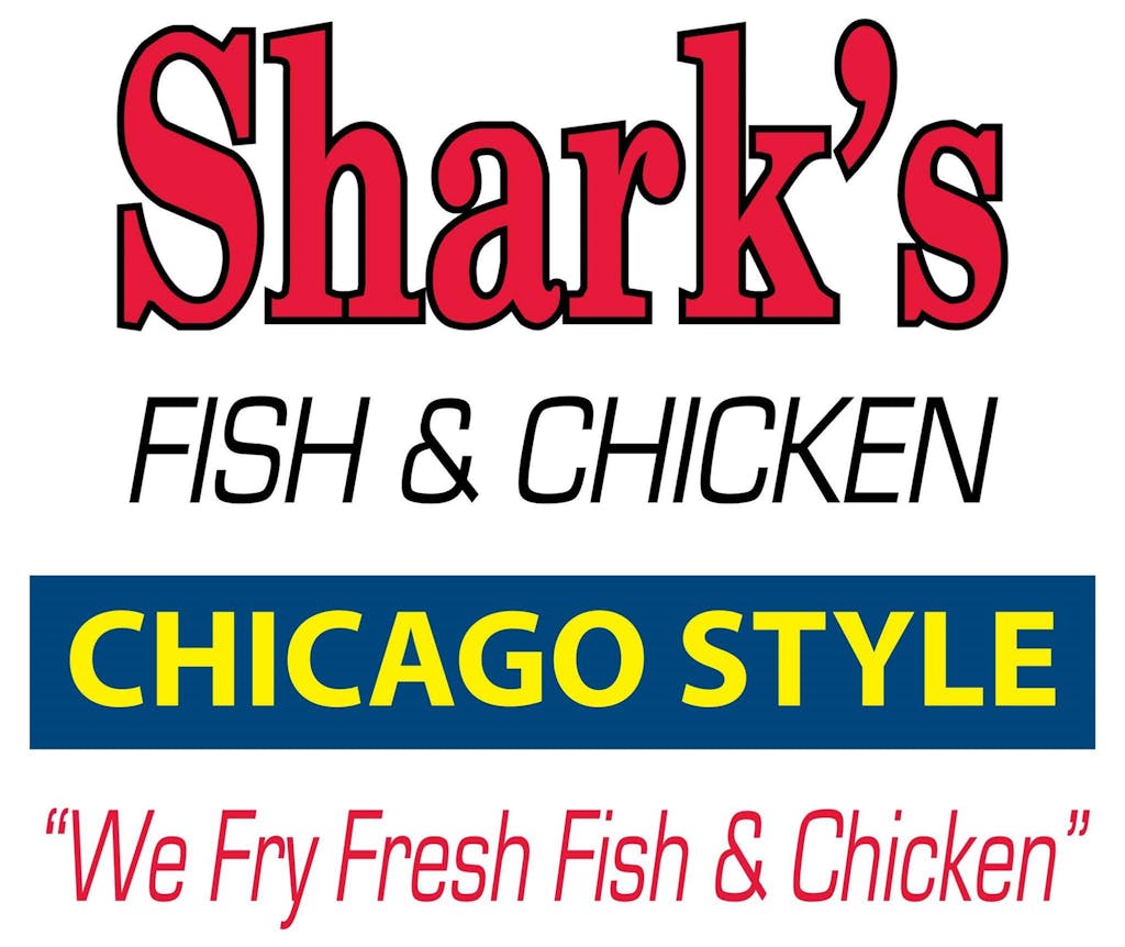 Shark's Fish & Chicken Chicago Style Logo