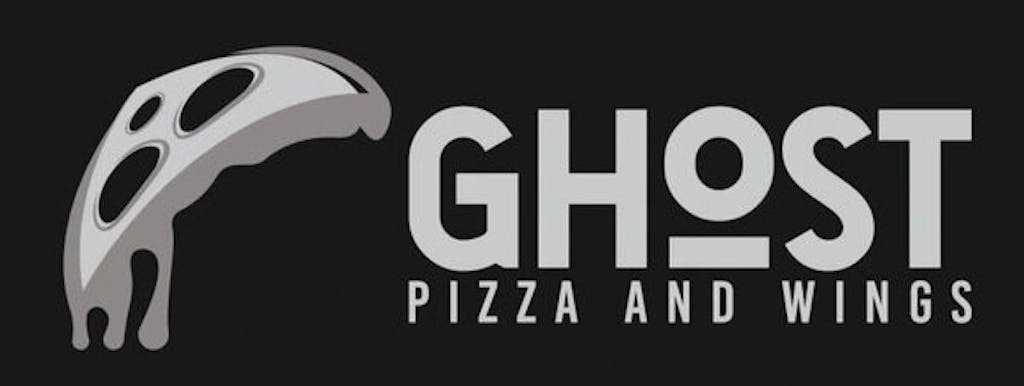 Ghost Pizza and Wings Logo