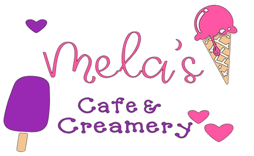 Mela's Cafe & Creamery Logo