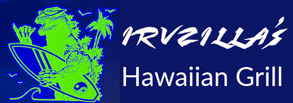 Irvzilla’s Hawaiian Grill Logo