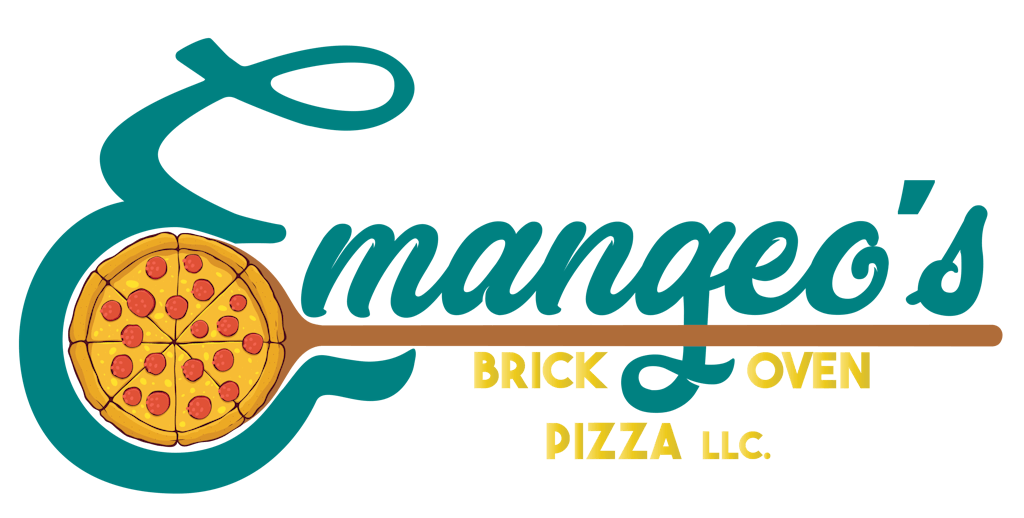Emangeo's Brick Oven Pizza Logo